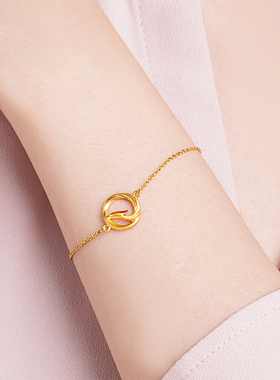 新品老庙古法黄金手链计价