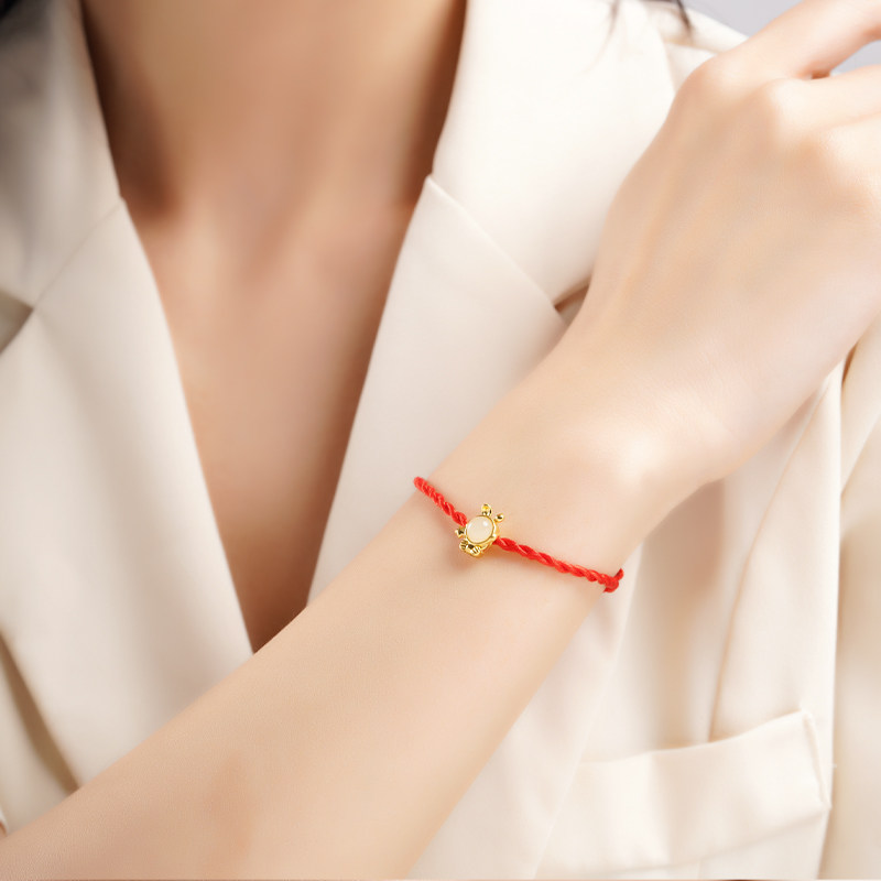 老庙黄金足金3D硬金和田玉太空生肖守护兔子挂坠金镶玉礼物正品礼,淘宝优惠券,粉丝福利购,淘宝优惠卷