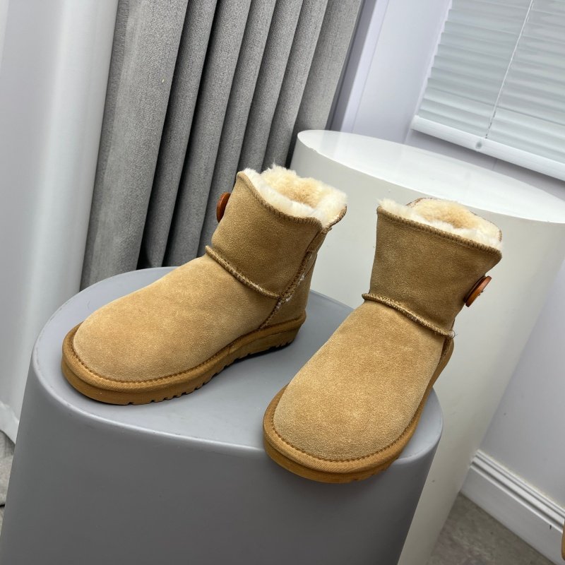 品牌断码真皮靴子女2025新款冬款磨砂皮短靴圆头平底加厚雪地靴女,淘宝优惠券,粉丝福利购,淘宝优惠卷