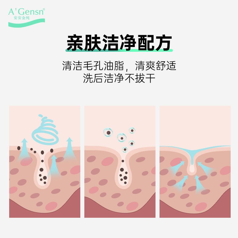 安安金纯芦荟男士滋养面部洁面乳 安安金纯面部护理套装
