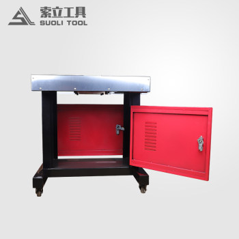 ເຄື່ອງພັບແມ່ສາຍ punching hydraulic hole workbench processing and breaking three-in-one row cutting machine mother hole opener bent shelf