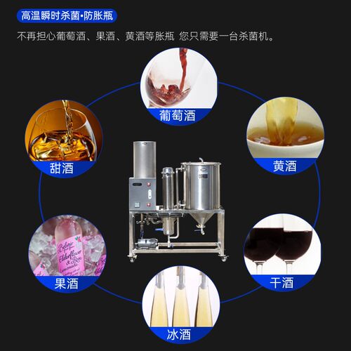 帝伯仕葡萄酒果酒灭菌机甜酒米酒杀菌机高温杀菌非巴士杀菌防爆瓶 - 图0