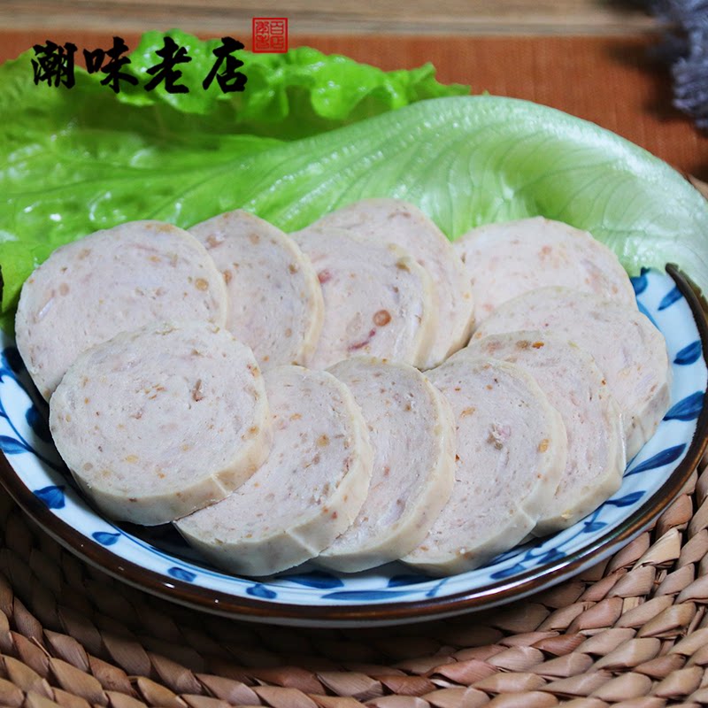 潮汕潮州特产小吃猪肉饼广章肉条卷章汕头猪脚饭火锅食材猪肉卷_虎窝淘