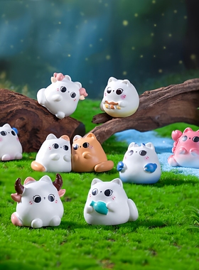 星座十二生肖公仔手工diy装饰品盲袋配件迷你中控台车桌面小摆件