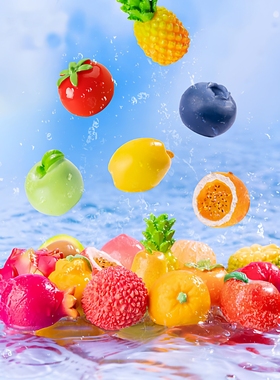 仿真火龙果莲雾大号水果食玩diy