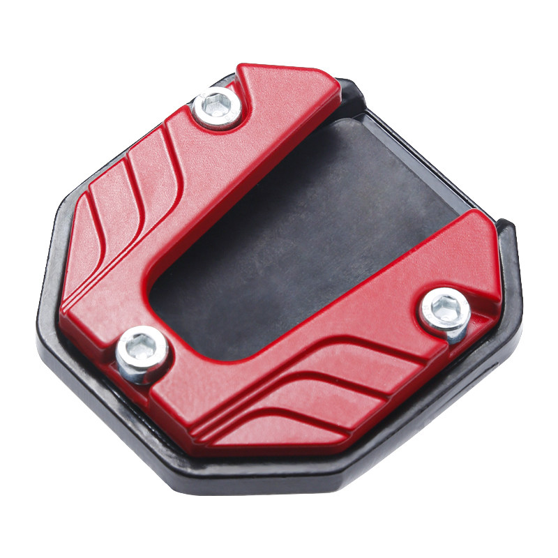 Electric vehicle side support, enlarged base foot support, widened anti-slip side support set, scooter single support pad modification spare parts