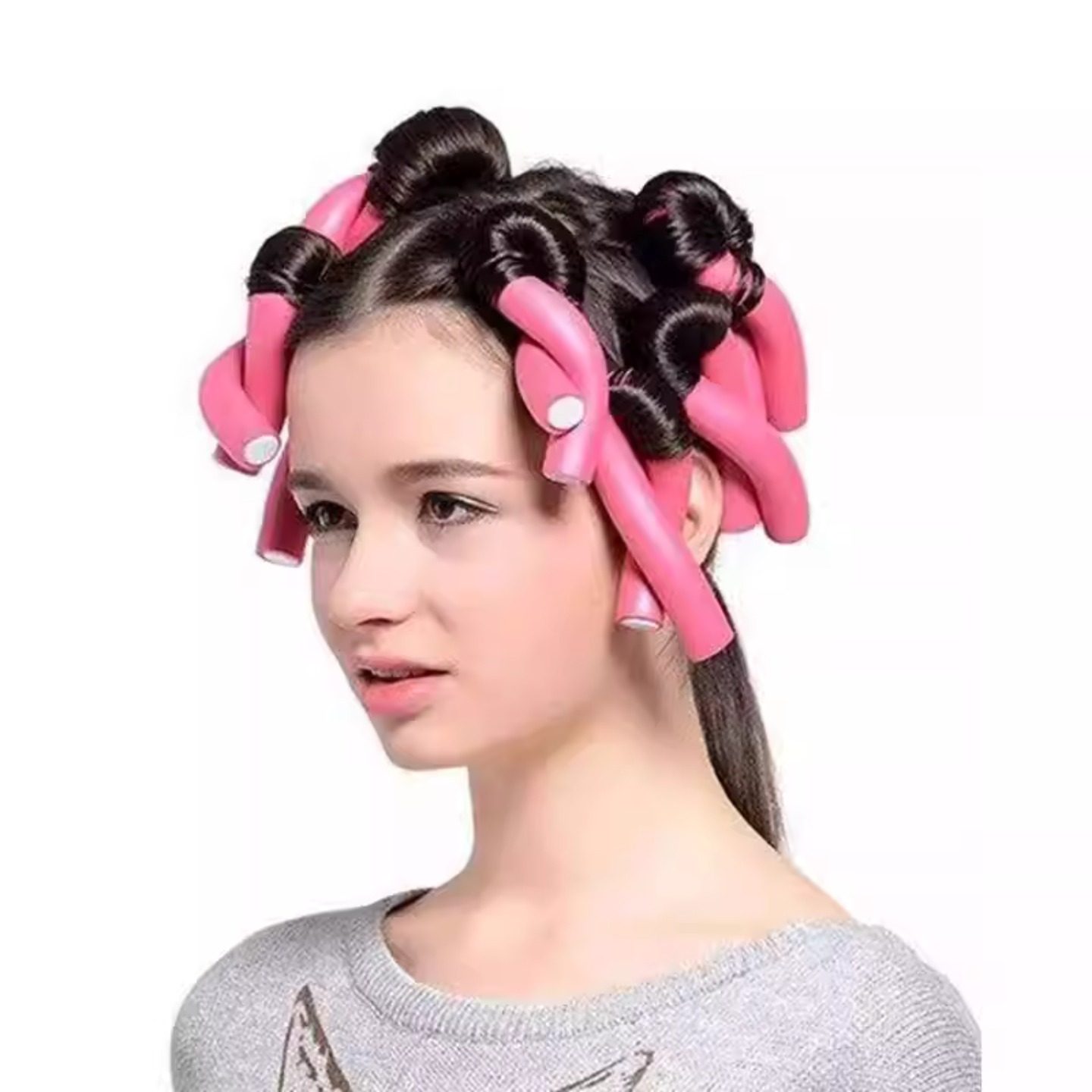 海绵卷发棒懒人大波浪卷发筒睡眠卷发神器持久定型不伤发烫发卷杠,淘宝优惠券,粉丝福利购,淘宝优惠卷