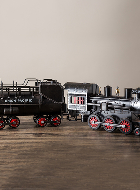 70年代复古怀旧老式蒸汽机火车头