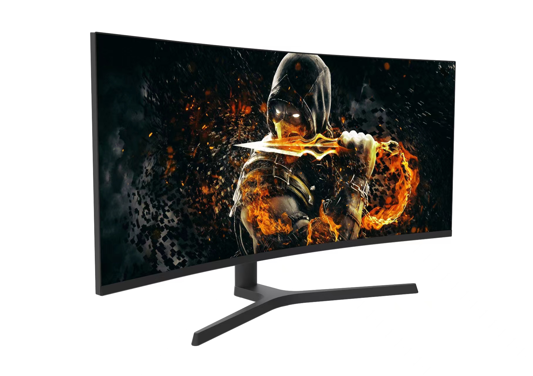 34英寸准4K165hz 电竞显示器144hz 曲面带鱼大小金刚21比9屏幕 - 图0