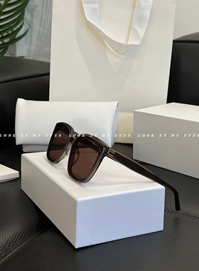 look at my eyes 沉稳摩登美学！25FW 方框遮阳太阳眼镜 墨镜