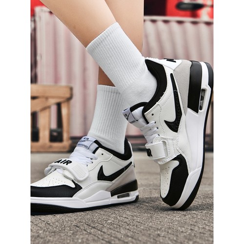 莆田AJ312黑白熊猫篮球鞋男鞋蒲田青少年学生运动鞋莆由板鞋女款 - 图1