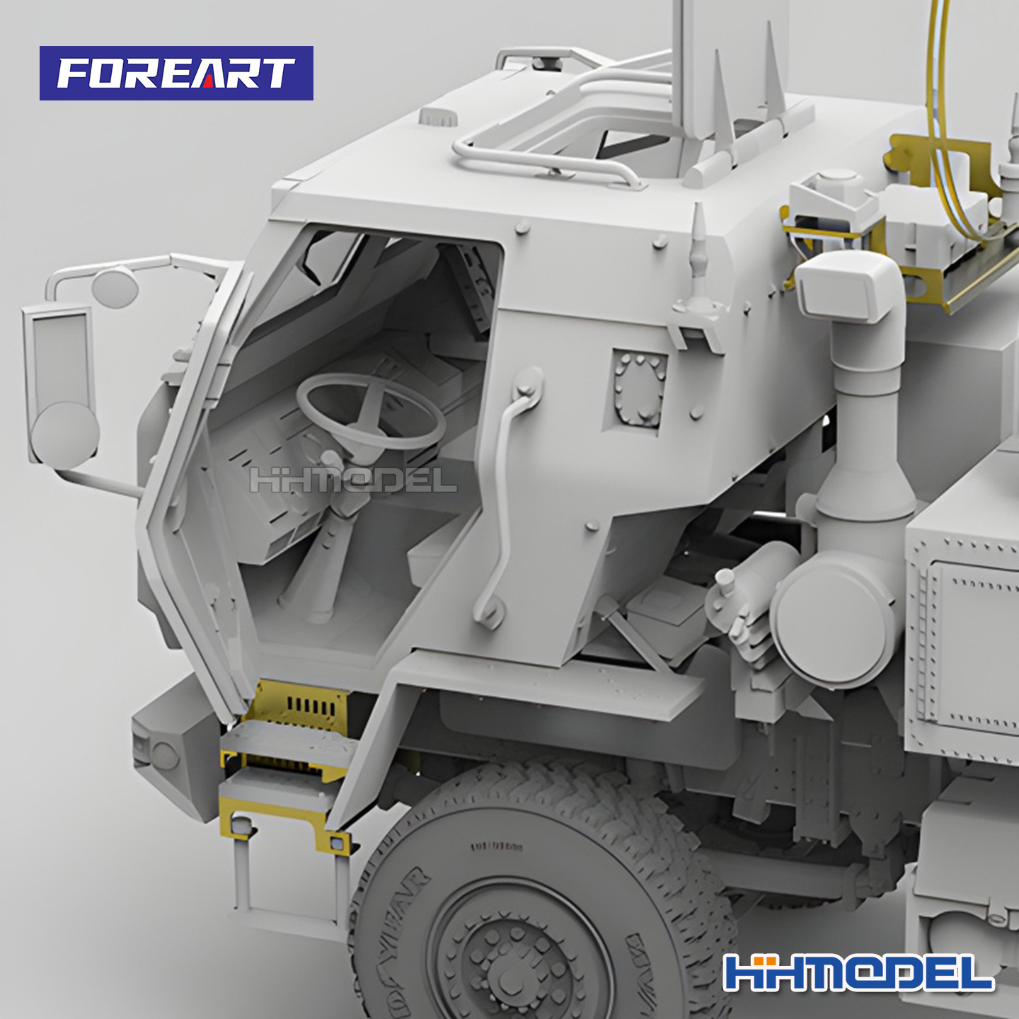 ▲FOREART 2009 1/72 M142海玛斯 高机动火箭炮/战术导弹 (2套装) - 图2