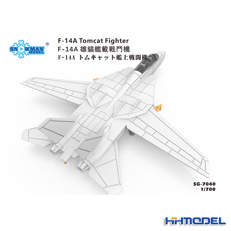 恒辉模型 雪人 SG7040-7042 1/700 F-14 雄猫舰载战斗机 多款可选 - 图1