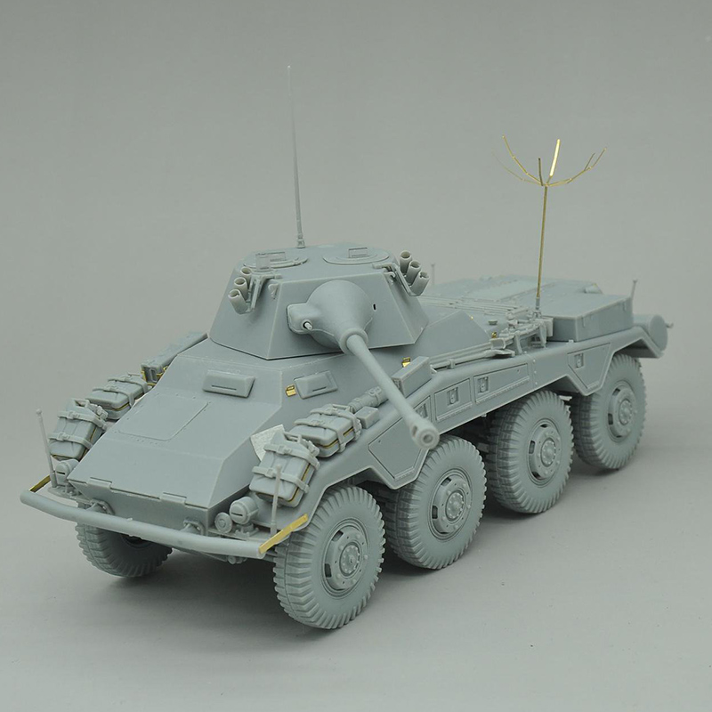 恒辉模型威龙 6943 1/35 Sd.Kfz.234/2美洲狮8轮重型装甲侦察车-图0