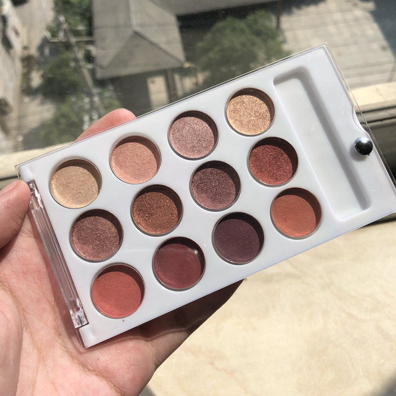 colourpop yes please日落盘 she玫瑰盘12色眼影盘压盘试色小-图2