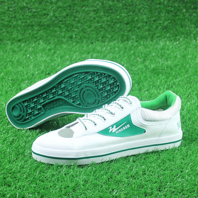 Double Star Canvas Shoes ເກີບກິລາ Lace Up ເກີບຜູ້ຊາຍທີ່ມີນ້ໍາຫນັກເບົາ