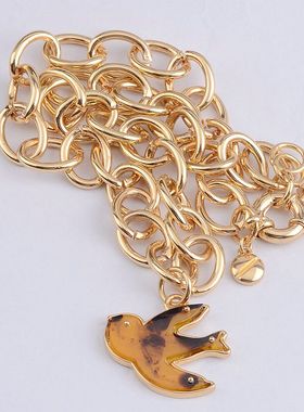 欧美夸张短款配饰项链