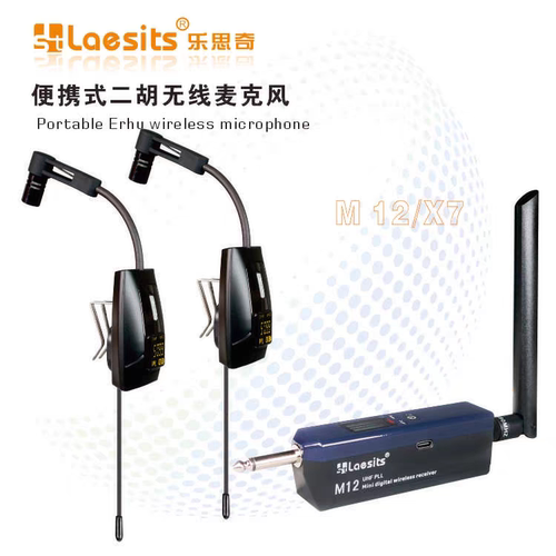 二胡萨克斯笛子无线麦克风乐器拾音话筒户外便携式充电续航远距离 - 图0