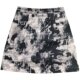Niche fat mm printed retro style anti-exposure hip skirt