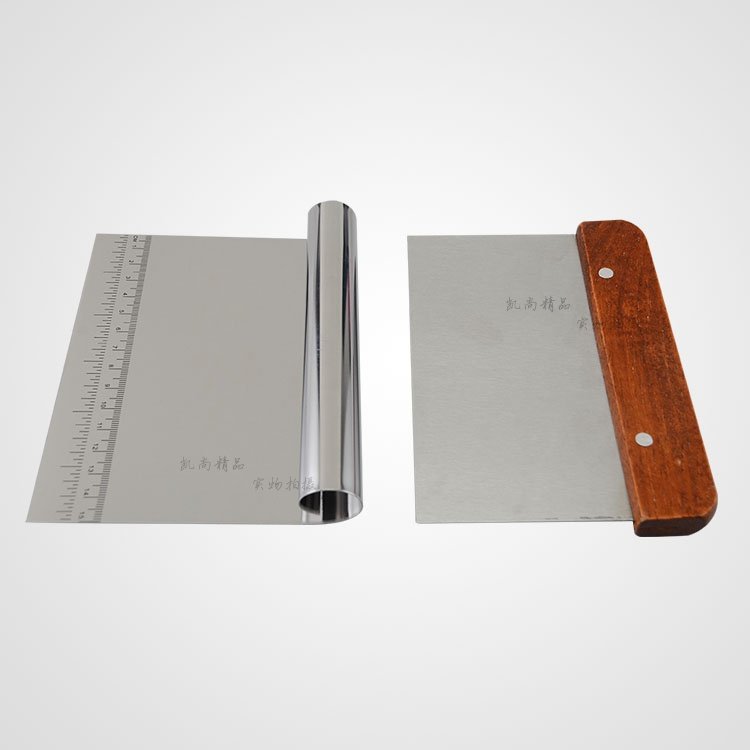 不锈钢料理铲铁板烧牛排扒铲披比萨生煎铲煎饼铲子压铲手抓饼工具 - 图2