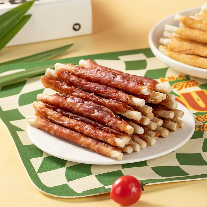 狗狗磨牙棒鸡鸭肉缠牛皮卷大中幼型犬复合牛皮纤维棒,淘宝优惠券,粉丝福利购,淘宝优惠卷