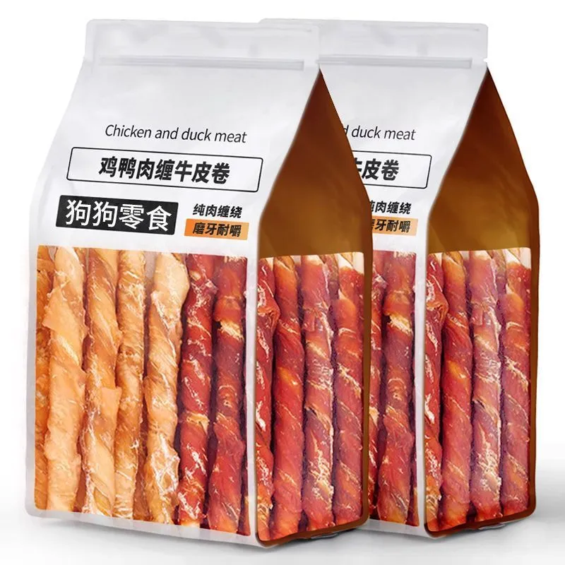 狗狗磨牙棒鸡鸭肉缠牛皮卷大中幼型犬复合牛皮纤维棒,淘宝优惠券,粉丝福利购,淘宝优惠卷