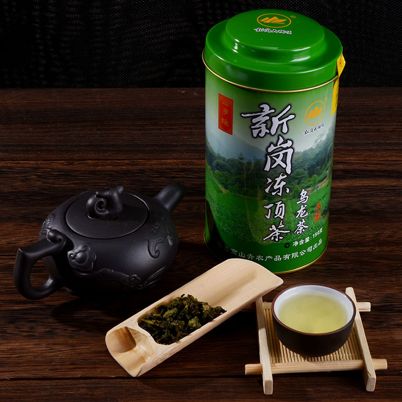 广东茗茶肇庆新岗茶叶怀集高山青茶绿茶铁观音乌龙茶功夫茶礼盒装