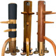 Wing Chun children's solid wood vertical wooden dummy
