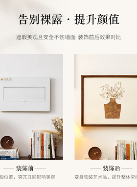 【小红书推荐】电箱遮丑挂画木框
