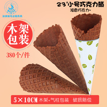 Ice Cream Pink Cake Waffle Chocolate Sweet Drum Crispy Ice Cream Machine Powder Ice-cream Crisp Egg Barrel Treasures Silo