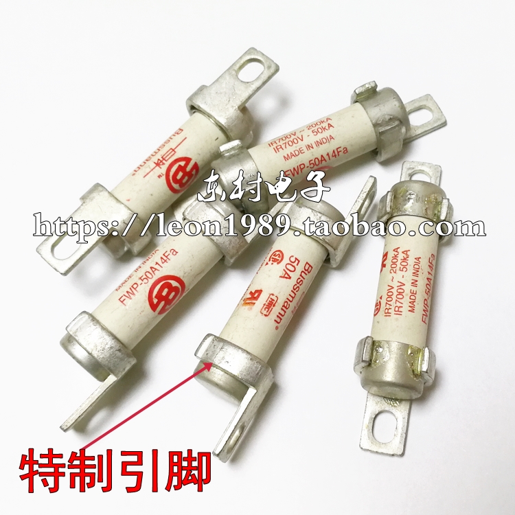 Bussmann FWP-10A/15A/20A/25A/30A/32A/40A/50A14Fa-14F特制品 - 图2