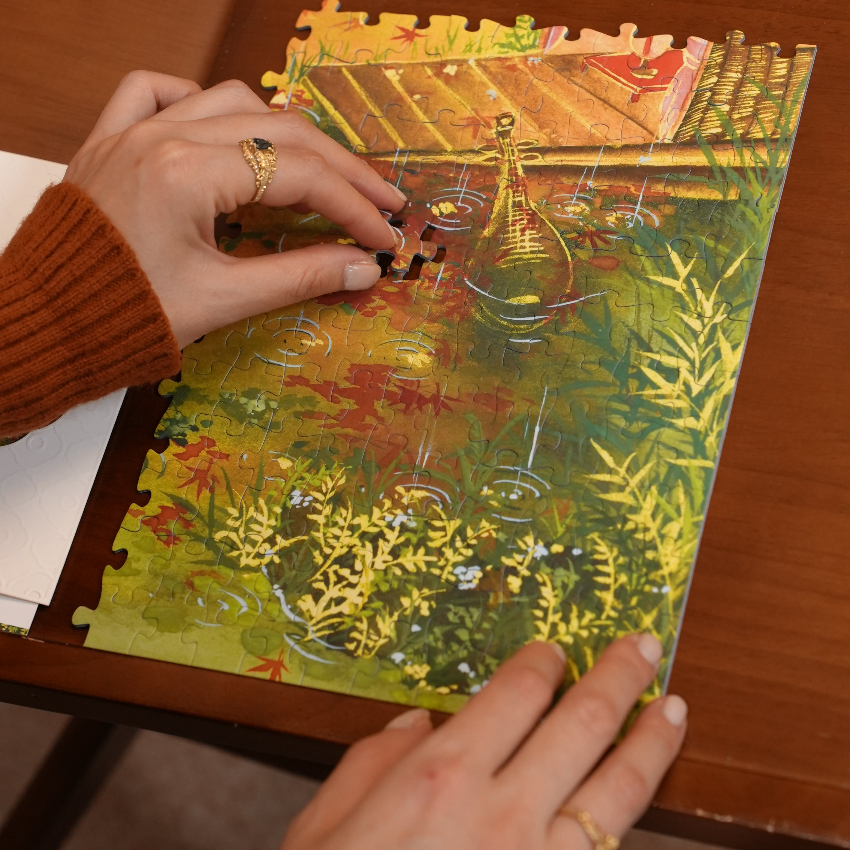 红红火火•《琵琶行》原创手绘中式拼图•500片丝绒触感53x38cm,淘宝优惠券,粉丝福利购,淘宝优惠卷