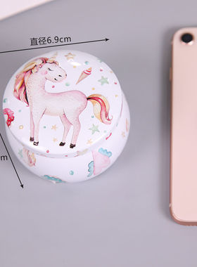 桌面皮筋储物盒随身带发夹