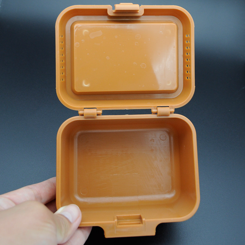 菲蝉路亚塑料蚯蚓盒便携式小虫盒竞技单层活饵盒虫饵盒鱼饵盒渔具