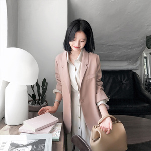 初秋复古百搭小西服套装