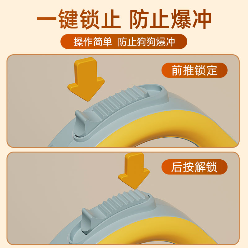 狗狗牵引绳自动伸缩狗链子遛狗栓狗宠物中型小型犬泰迪柯基狗绳子 - 图3