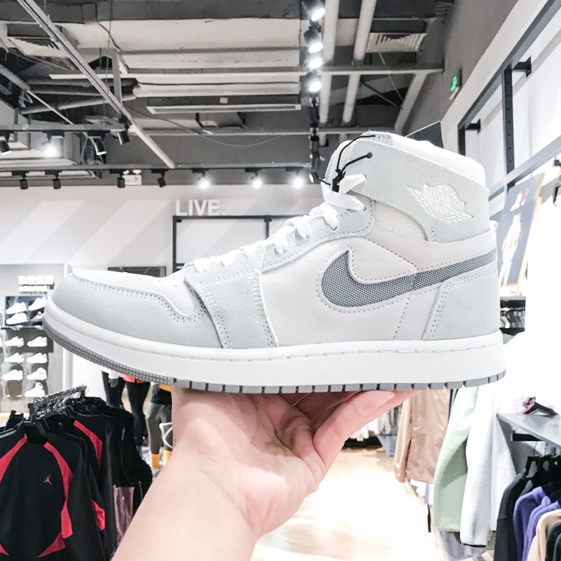 耐克男子正品2023冬新款Air Jordan 1 AJ1高帮休闲板鞋DV1307-101-图1