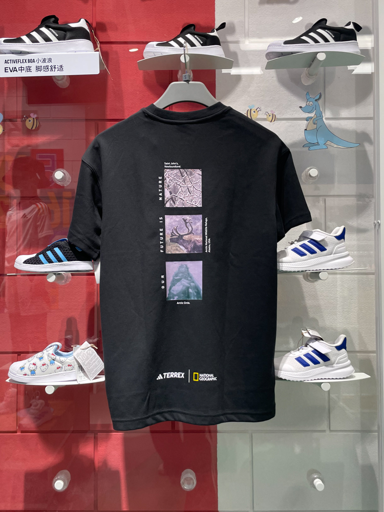 Adidas阿迪达斯短袖男装2024秋季新款运动休闲透气圆领T恤 IX6565-图1