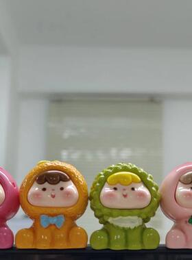 幼儿园奖励儿童diy发光二代贪吃水果崽崽盲盒盲袋微景观摆件饰品