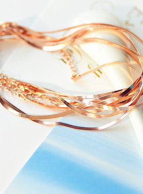 纯银刀片链MOOYINGUAN/暮城银冠