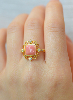 暮城珠宝女纯银少女心天然女王贝