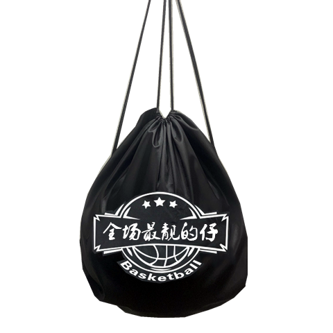 篮球袋足球收纳包训练包球网兜运动双肩背包便携大容量抽绳束口袋-图2