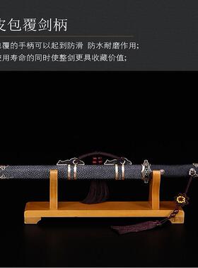 大马士革乌兹钢短刀剑神炉龙泉