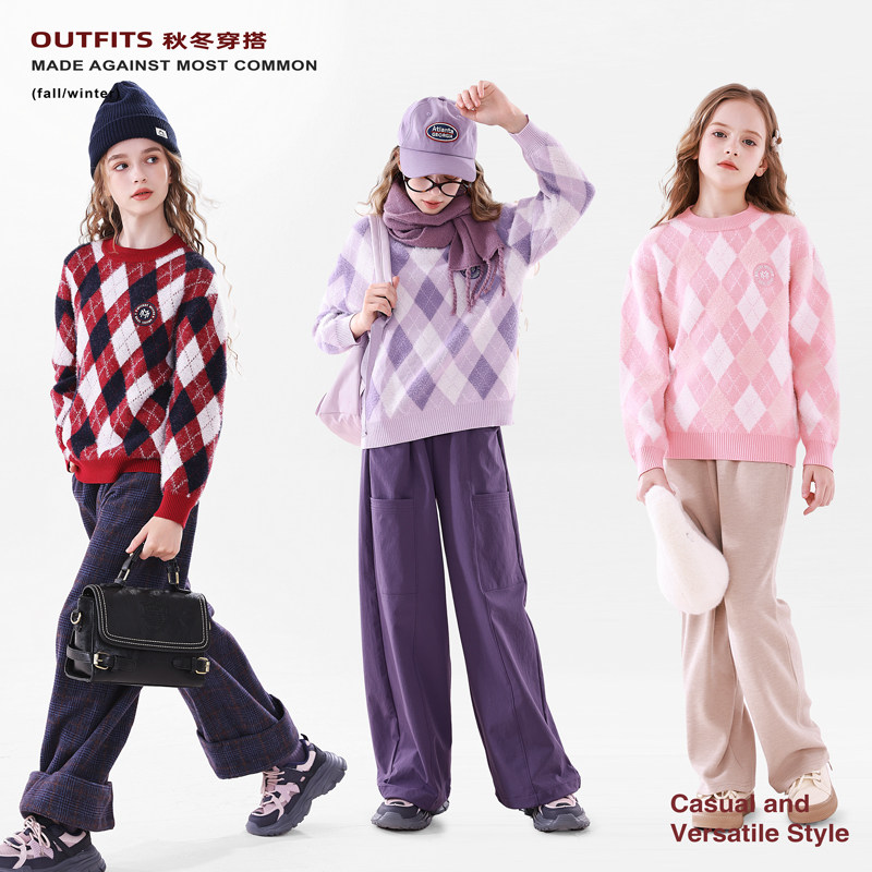 迪士尼女童毛衣春秋新款儿童冬加厚上衣大童针织衫女孩童装毛线衣,淘宝优惠券,粉丝福利购,淘宝优惠卷