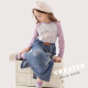 Jade Dog Round Neck Casual Long Sleeve Girls T-Shirt