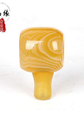 缠丝玛瑙星月金刚菩提三通佛头