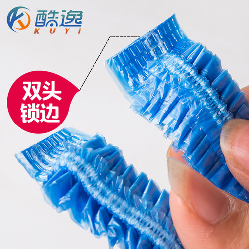 一次性浴帽防水头套成人女款美容院专用发膜家用焗油染发洗澡发帽 - 图2