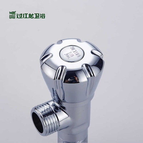 过江龙全铜角阀分水阀冷热水4分燃气马桶厨房卫生间通用J016 - 图2