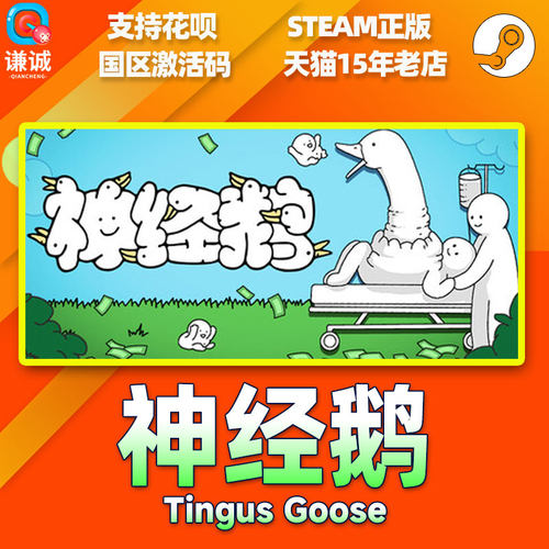 Steam 神经鹅 Tingus Goose 国区激活码CDKEY 正版PC游戏 - 图1