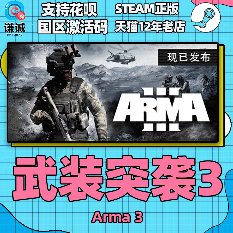 steam 武装突袭3 Arma 3 国区激活码cdkey 中文 PC 正版游戏 - 图2